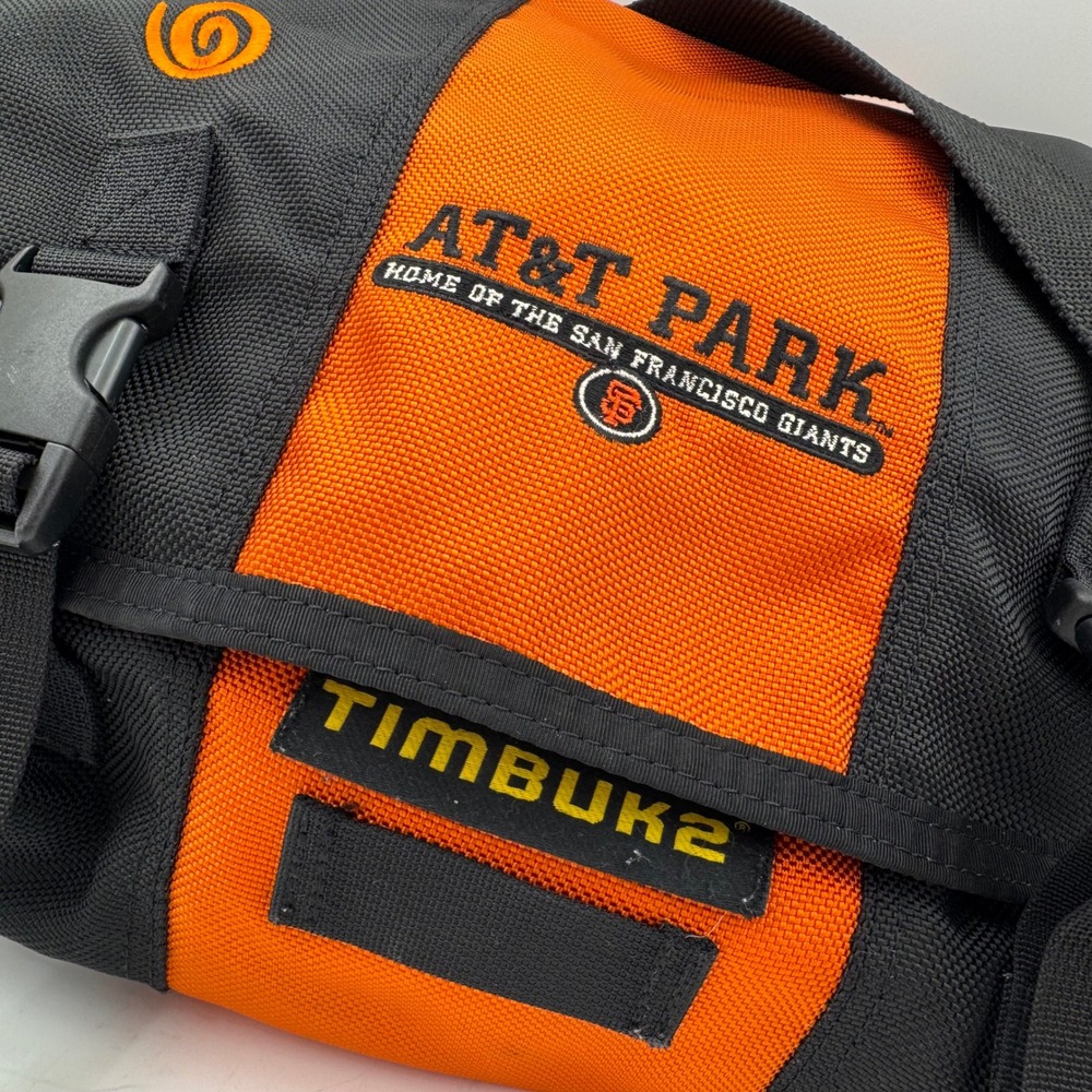 VTG Timbuk2 San Francisco Giants AT&T Park Messenger Bag Black Orange Crossbody